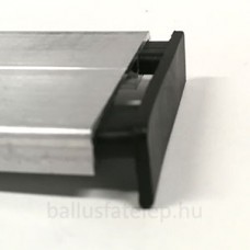 Végzáró, 50 mm fekete - takaró profilhoz műanyag